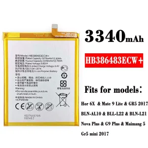 New genuine cell phone battery HB386483ECW+ for HUAWEI Honor 6X / Mate 9 Lite