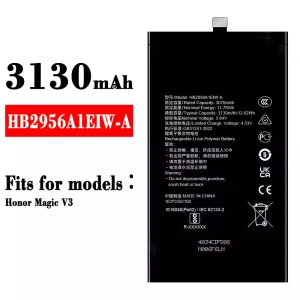 New genuine cell phone battery HB2956A1EIW-A for HUAWEI Honor Magie V3