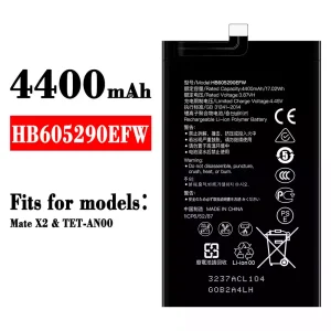 New genuine cell phone battery HB605290EFW for HUAWEI Mate X2