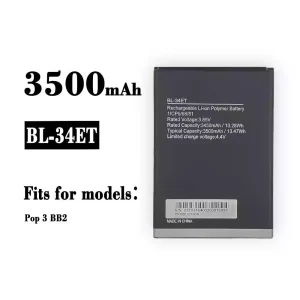 New genuine cell phone battery BL-34ET for Tecno Pop 3