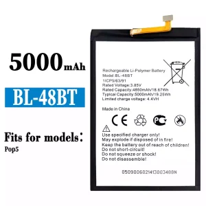 New genuine cell phone battery BL-48BT for Tecno Pop 5