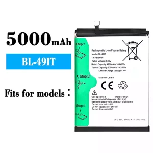 New genuine cell phone battery BL-49IT for Tecno