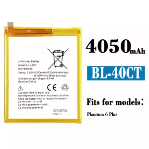 New genuine cell phone battery BL-40CT for Tecno Phantom 6 Plus / 6+