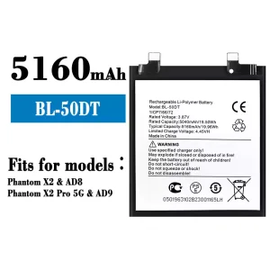 New genuine cell phone battery BL-50DT for Tecno Phantom X2 / Phantom X2 Pro 5G