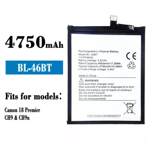 New genuine cell phone battery BL-46BT for Tecno Camon 18 Premier