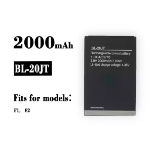 New genuine cell phone battery BL-20JT for Tecno F1 / F2