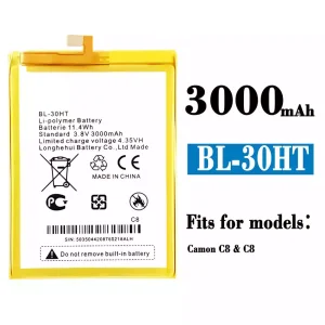 New genuine cell phone battery BL-30HT for Tecno Camon C8