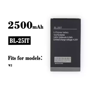 New genuine cell phone battery BL-25IT  for Tecno W2