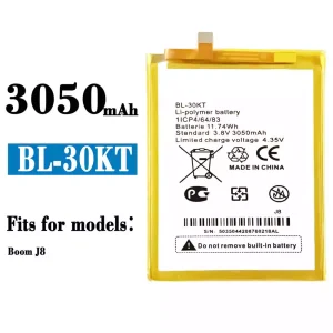 New genuine cell phone battery BL-30KT for Tecno Boom J8