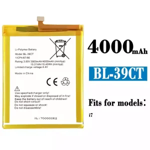 New genuine cell phone battery BL-39CT for Tecno i7