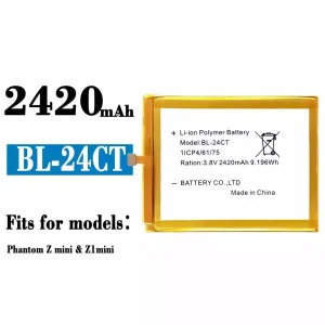 New genuine cell phone battery BL-24CT for Tecno Phantom Z mini / Z1 mini