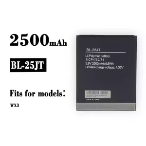 New genuine cell phone battery BL-25JT for Tecno WX3