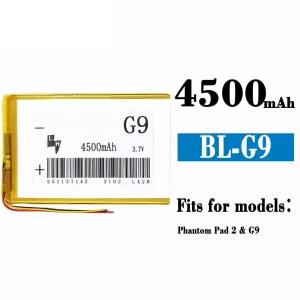 New genuine cell phone battery BL-G9 for Tecno Phantom Pad 2 / G9