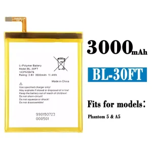 New genuine cell phone battery BL-30FT for Tecno Phantom 5 / A5