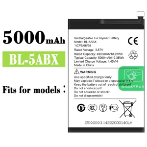 New genuine cell phone battery BL-5ABX for Infinix