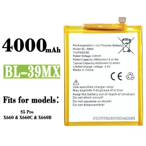 New genuine cell phone battery BL-39MX for Infinix S5 Pro