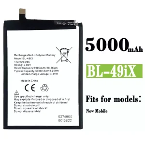 New genuine cell phone battery BL-49IX for Infinix New Mobile