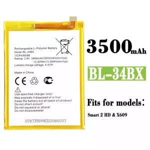 New genuine cell phone battery BL-34BX for Infinix Smart 2 HD
