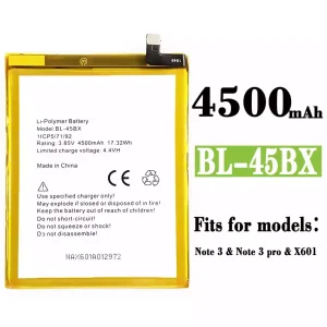 New genuine cell phone battery BL-45BX for Infinix Note 3 / Note 3 PRO