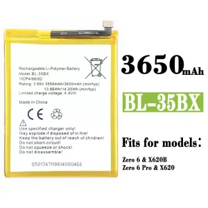 New genuine cell phone battery BL-35BX for Infinix Zero 6 / Zero 6 Pro