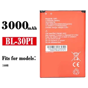 New genuine cell phone battery BL-30PI for ITEL 1408