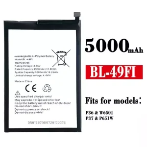 New genuine cell phone battery BL-49FI for ITEL P36  P37