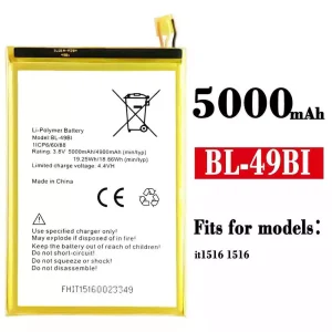 New genuine cell phone battery BL-49BI for ITEL it 1516
