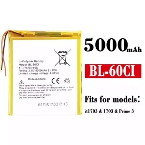 New genuine cell phone battery BL-60CI for ITEL Prime 3