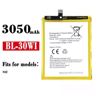 New genuine cell phone battery BL-30WI for ITEL S42