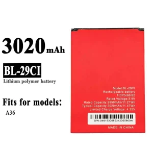 New genuine cell phone battery BL-29CI for ITEL A36