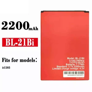 New genuine cell phone battery BL-21Bi for ITEL it1503