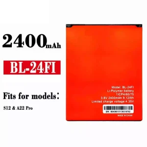 New genuine cell phone battery BL-24FI for ITEL S12/A22 Pro
