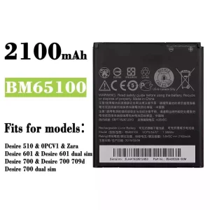 New genuine cell phone battery BM65100 for HTC Desire 510 / Desire 601