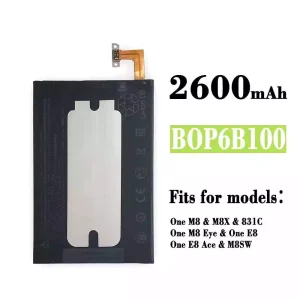 New genuine cell phone battery B0P6B100 BOP6B100 for HTC One M8 / One E8
