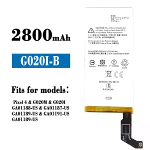 New genuine cell phone battery G020I-B for Google Pixel 4