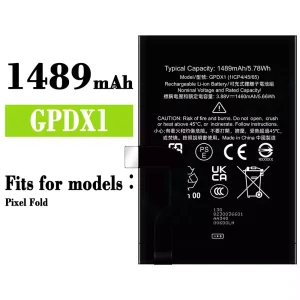 New genuine cell phone battery GPDX1 for Google Pixel Fold