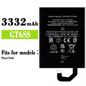New genuine cell phone battery GT6SS for Google Pixel Fold