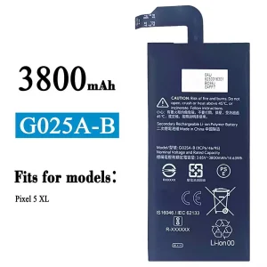 New genuine cell phone battery G025A-B for Google Pixel 5 XL