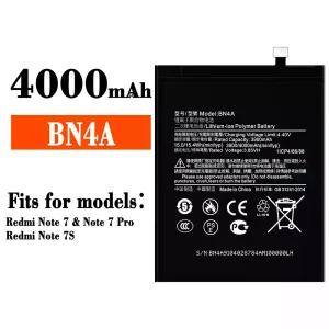 New genuine cell phone battery BN4A for Xiaomi Redmi Note 7 / Note 7 Pro / Redmi Note 7S