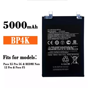 New genuine cell phone battery BP4K for Xiaomi Poco X5 Pro 5G / REDMI Note 12 Pro / Poco F5