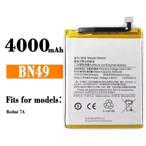 New genuine cell phone battery BN49 for Xiaomi Redmi 7A