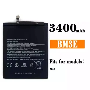 New genuine cell phone battery BM3E for Xiaomi Mi 8