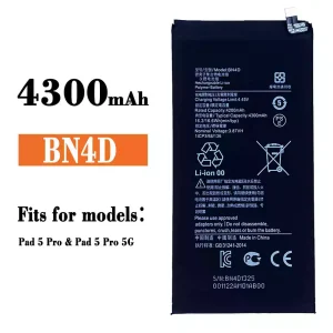 New genuine cell phone battery BN4D for Xiaomi Pad 5 Pro