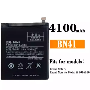 New genuine cell phone battery BN41 for Xiaomi Redmi Note 4 / Redmi Note 4x