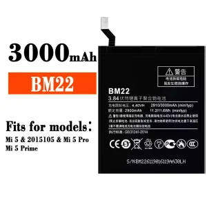 New genuine cell phone battery BM22 for Xiaomi Mi 5 / Mi 5 Pro