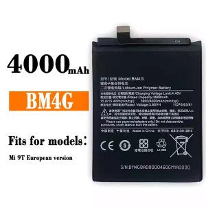 New genuine cell phone battery BM4G for Xiaomi Mi 9T