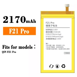 New genuine cell phone battery F21 Pro for Xiaomi QIN F21 Pro