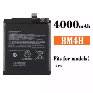 New genuine cell phone battery BM4H for Xiaomi 9 pro