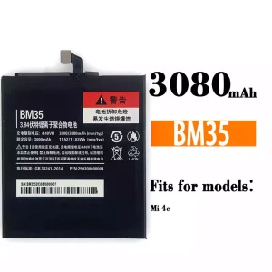 New genuine cell phone battery BM35 for Xiaomi Mi 4C