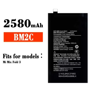 New genuine cell phone battery BM2C for Xiaomi Mi Mix Fold 3